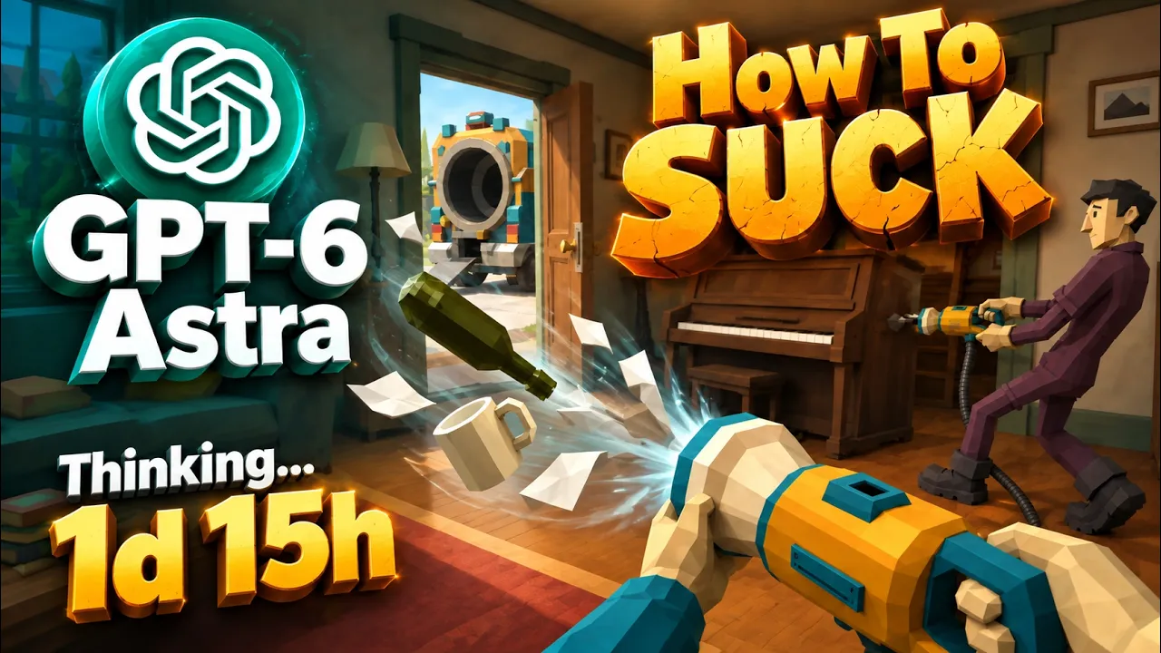 Я оставил GPT-6 Astra делать игру на 39 часов. Вот что вышло: video thumbnail