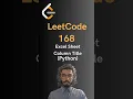 LeetCode Excel Sheet Column Title - Python