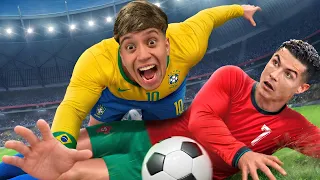 CRISTIANO RONALDO NÃO SABIA QUE ESTAVA SENDO FILMADO...
