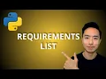 Python requirements txt
