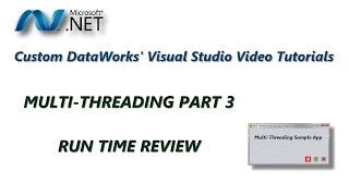 net Multi-Threading Tutorial Part 3