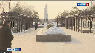 Разрушенные плиты мемориала на Бульваре Победы в Омске будут восстановлены