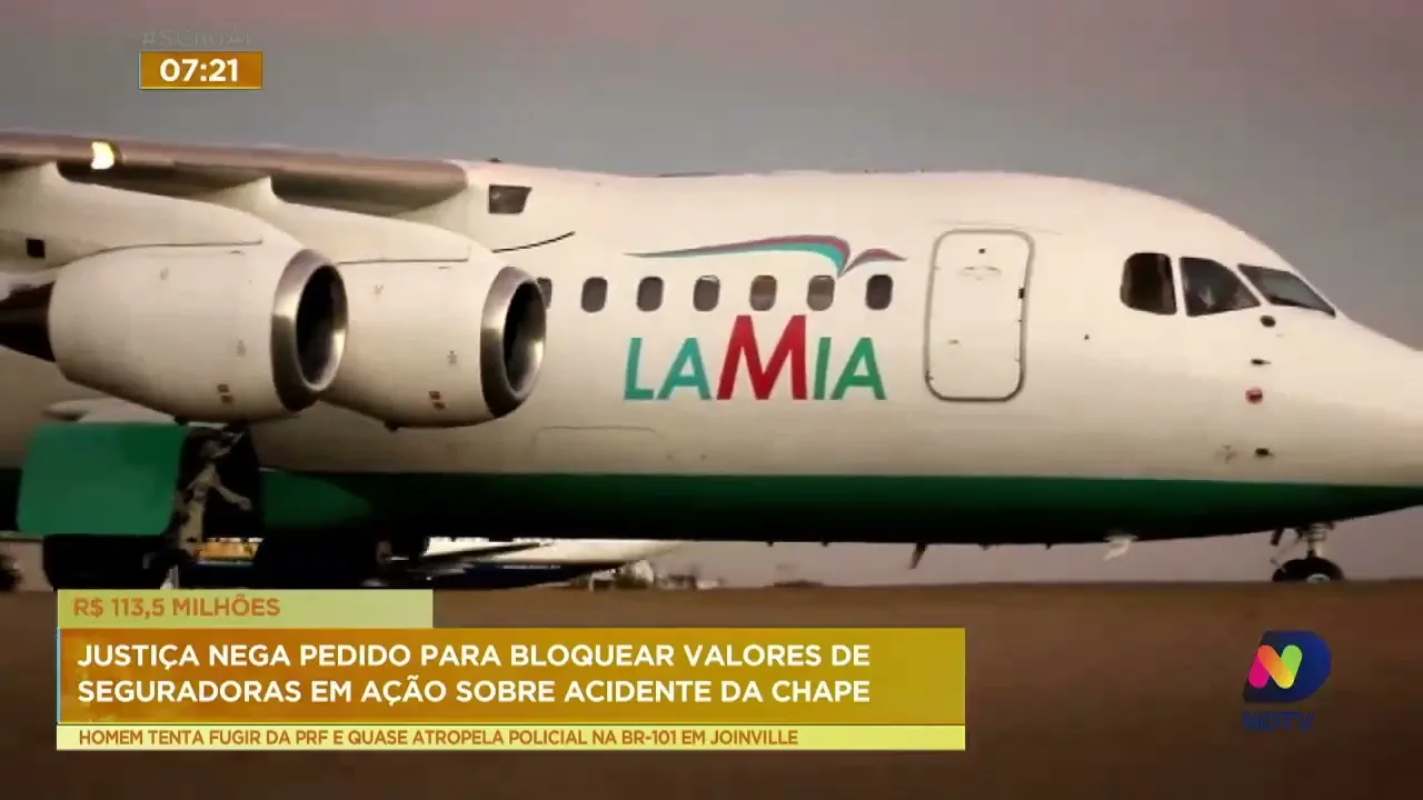 Justiça nega pedido de bloqueio de indenização por parte das seguradoras no acidente da Chape