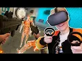 Boneworks VR on the Oculus Quest Oculus Link Gameplay