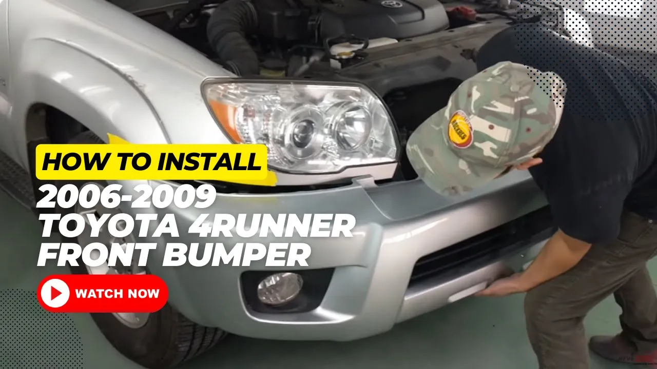 2006-2009 Toyota 4Runner : Front Bumper Painted