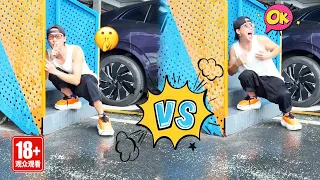 趁女儿放学准备吓她一下，结果怎么有点不一样，这次真的吓坏了！！【露兮粑粑】