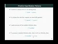 Introduction to LTL Part 4 Practical Specification Patterns