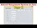 School Management System Step by Step in Java Part 2