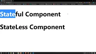 4 Stateful Components VS Stateless Components React Js