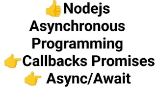 Nodejs Asynchronous Programming Callbacks Promises