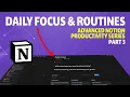 Daily focus in Notion