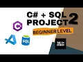Coding Tracker App C Beginner Project CRUD ADO NET Sqlite VSCode