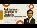 Partitioning vs Bucketing vs Clustering - What Every Data Engineer Must Know