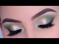 Step By Step Flawless Green Smokey Glam Eye Makeup Tutorial