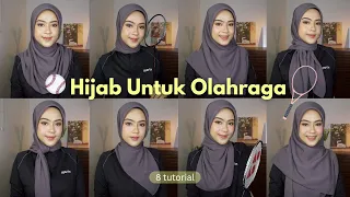 hijab sport anti geser fomo padle tennis badminton running dll