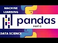 Python Pandas Tutorial in English Python library in data science PART-5