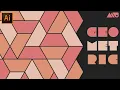 How to Make a Triangular Geometric Pattern in Adobe Illustrator Tutorial