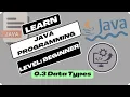 0 3 Java Tutorial Java Data Types Unleashed A Journey from Novice to Ninja CodingCEO