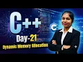 C Complete Course Day-21 Dynamic Memory Allocation in C Hindi Live Class