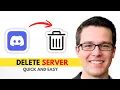 How to Delete a Discord Server 2026 Guide Delete Discord Server Permanently Fast