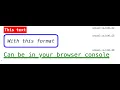 mastering JS console