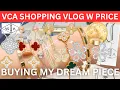 VCA SHOPPING VLOG w price My dream Magic Pave diamonds flower lace Sous les etoiles ring etc