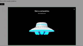 Simple Modal Popup Box using HTML CSS JavaScript