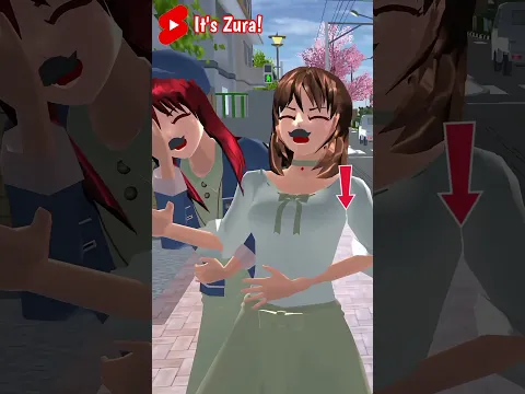 Semua cewek dikota ini harus punya kumis panjang || IB? Cek sound #sakuraschoolsimulator #shorts