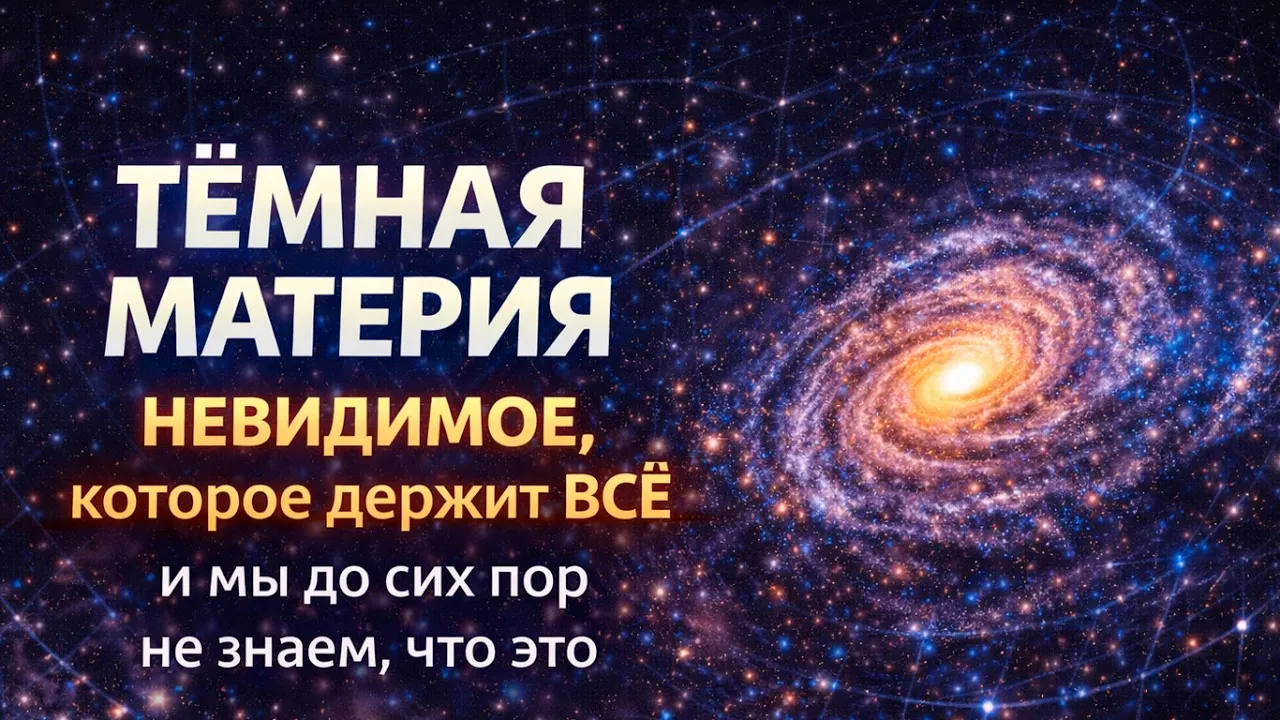 Тёмная материя НЕВИДИМОЕ, которое держит ВСЁ и мы до сих пор не знаем, что это Наука для Сна