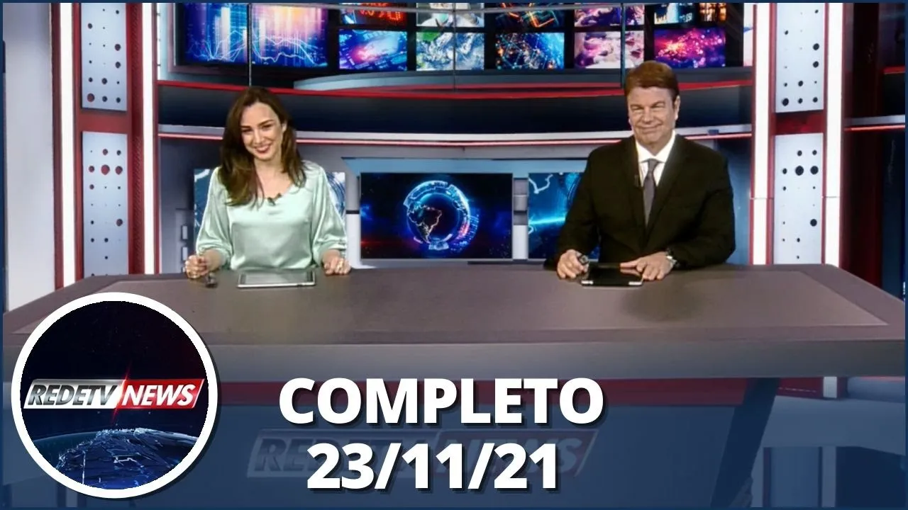 RedeTV News (23/11/21) | Completo