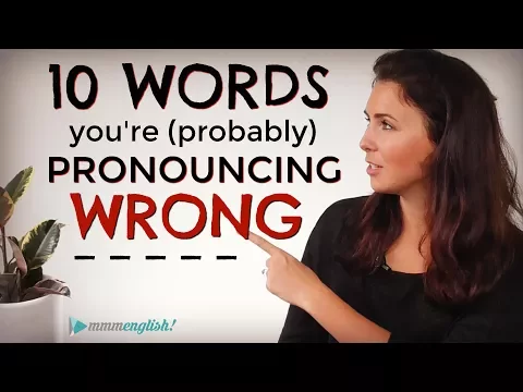 Download MP3 10 English Words You're (probably) Mispronouncing! | Difficult Pronunciation | Common Mistakes