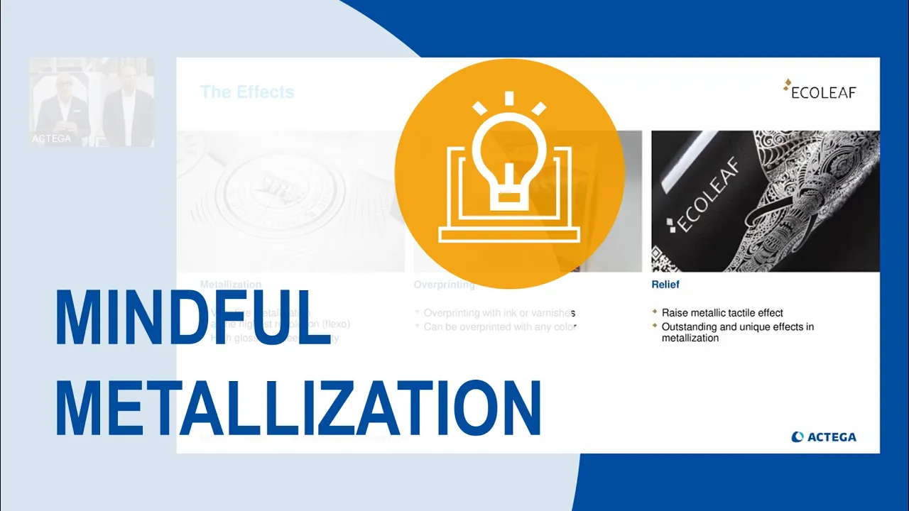ACTEGA WebSeminar - Mindful Metallization with ECOLEAF