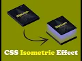 Pure CSS 3D Isometric Hover Effect HTML CSS Tutorial