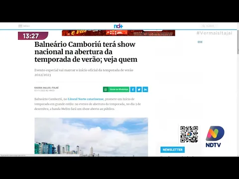 Falta menos de um mês para abertura da programação de verão de BC