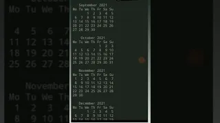 Calendar in Python Programming Python beginners projects