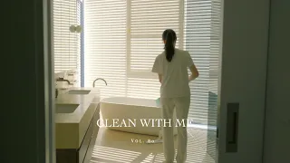 My Systematic Bathroom Cleaning Routine 🧼 | Miso Brownie Cookies 🍪 | New Entrance Painting | ASMR