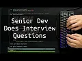 ASMR Programming - Senior Dev Does Beginner Python Exercises