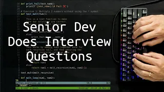 ASMR Programming - Senior Dev Does Beginner Python Exercises