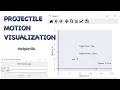 Projectile Motion Visualization with Matplotlib