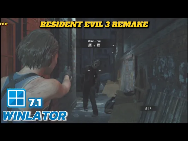 Winlator - Gameplay Resident Evil 3 Remake - Windows