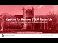 Options for Remote STEM Research 18 Giving Credit With Attribution Statements