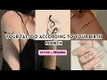 Your Tattoo According to YOUR BIRTH MONTH January to December Khushi s Vibe