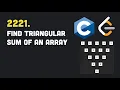 Leetcode 2221 Find Triangular Sum of an Array