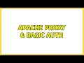 Apache Proxy Basic Auth