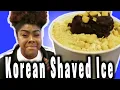 I Tried Korean Shaved Ice For The First Time