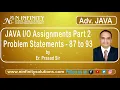 JAVA Assignments Part 2