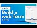 How to build a web form - the easy way