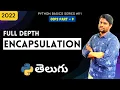 Encapsulation In Python oops concepts Python tutorials