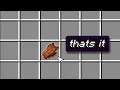 Can I Beat Minecraft Only Using Mob Drops