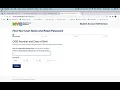 Find username reset password in TeachHub